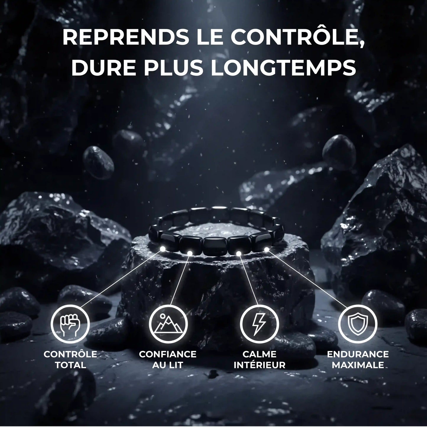 Helior - Bracelet en hématite