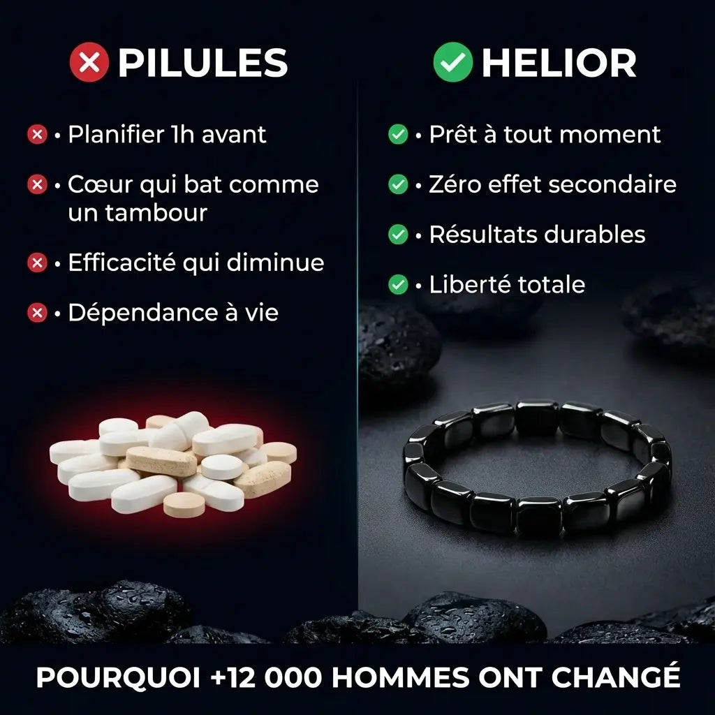 Helior - Bracelet en hematite