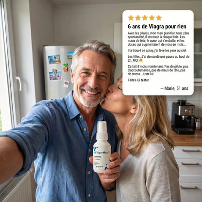 VigorMax - Le spray qui te rend dur en 43 secondes sans un seul mal de tête.