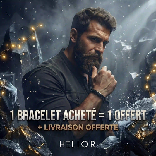 HELIOR - Bracelet en Hématite
