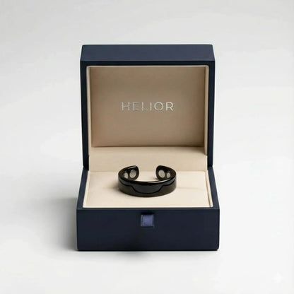 Helior – Bague en Hématite • Offre 2026 : -60%